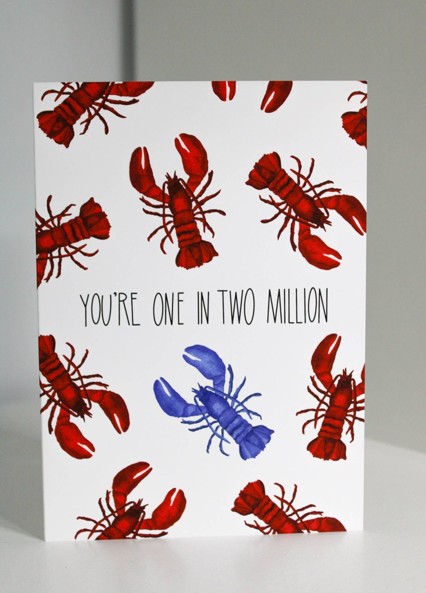 One in Two Million Maine Lobster Card