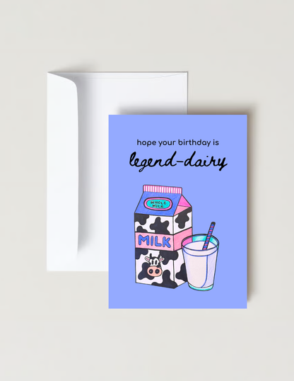 Legend Dairy Milk Birthday Card