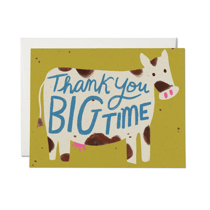 Thank you Big Time greeting card