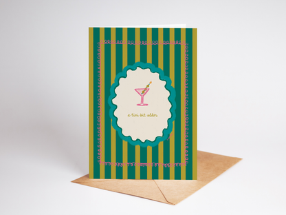 The Shelley Society - A Tini Bit Older Birthday Greeting Card