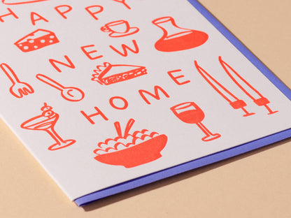And Here We Are - Happy New Home Letterpress Card