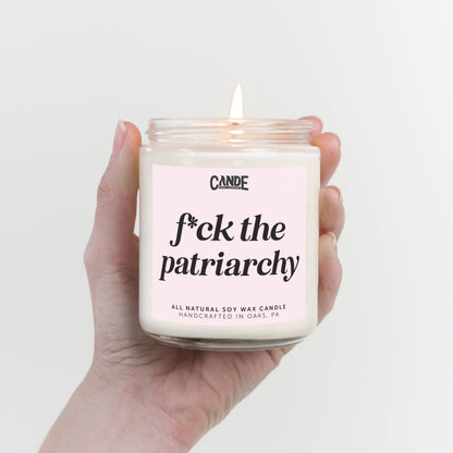 F*ck the Patriarchy Candle: Eucalyptus & Mint