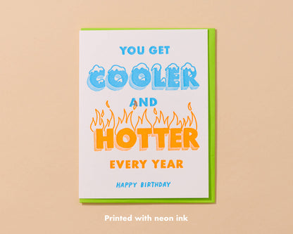 Cooler & Hotter Card- And Here We Are