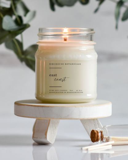 East Coast 8 oz. Soy Candle -Birchouse Botanicals -