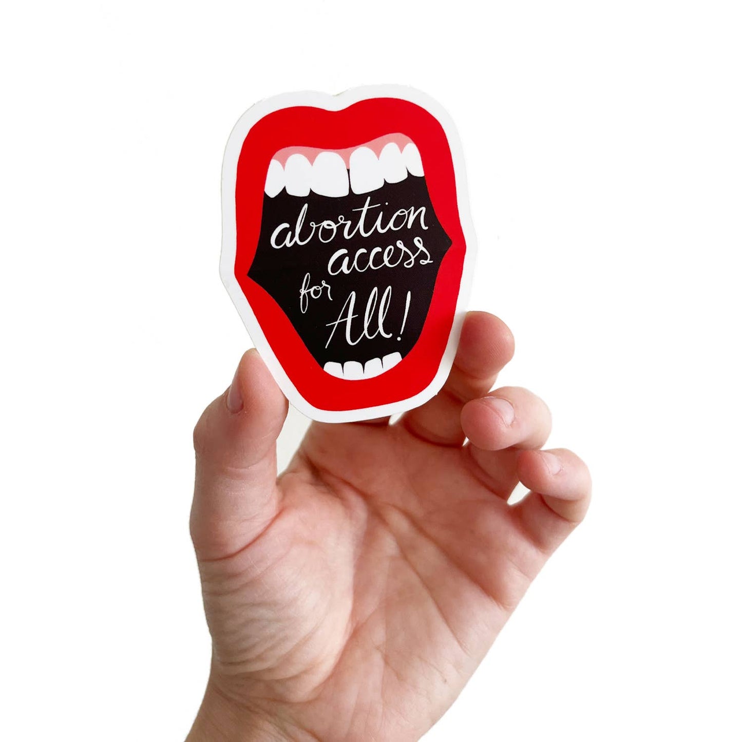 Abortion Access for All Sticker- Drawn Goods