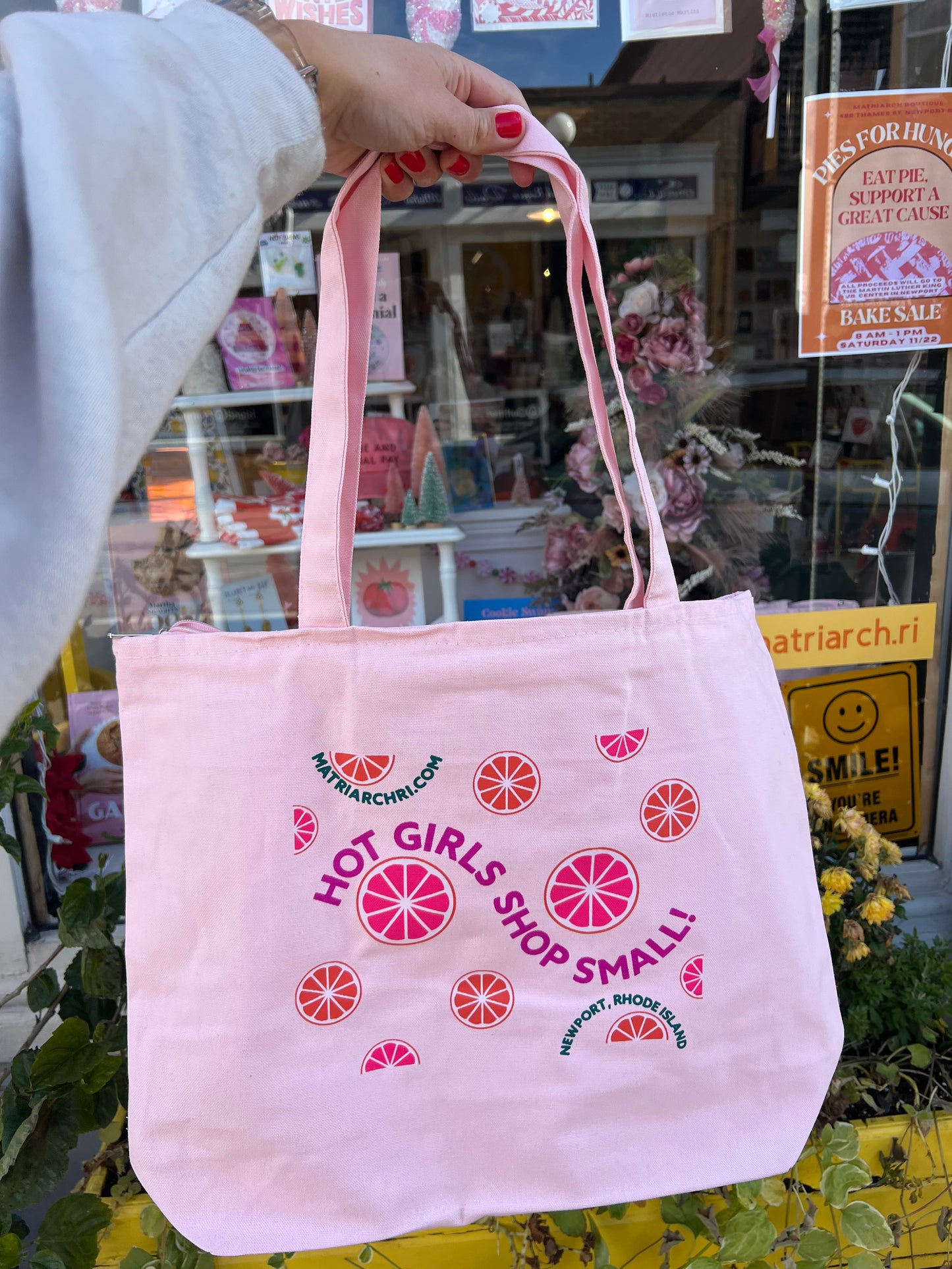 Hot Girls Shop Small Oversized Tote Bag