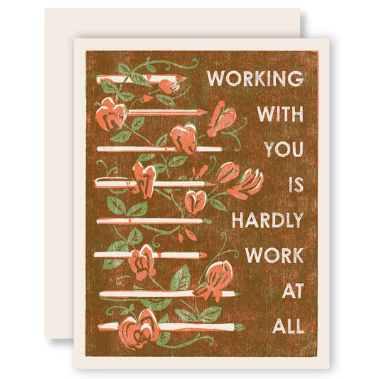 Heartell Press - Working With You Gratitude Card