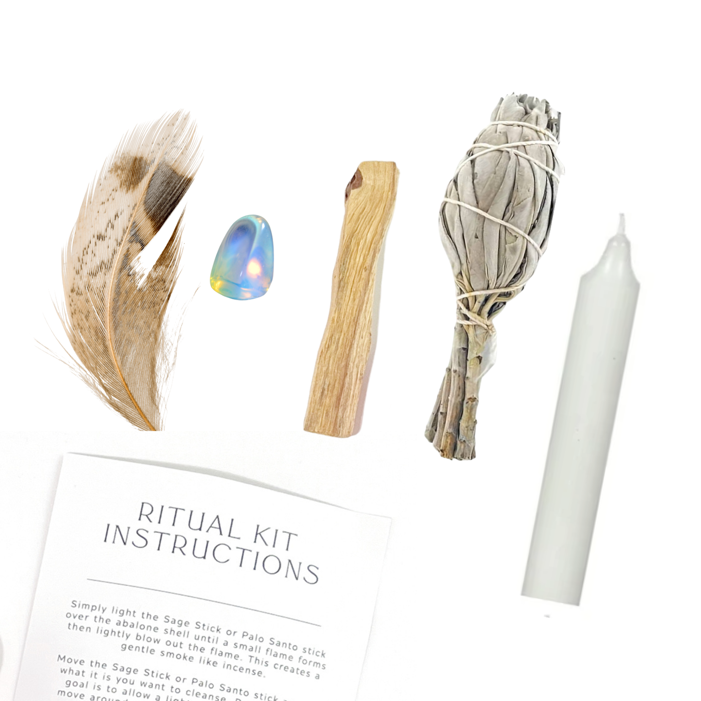 Sow the Magic - Hex Your Ex Ritual Kit with Opalite, Palo Santo + Sage