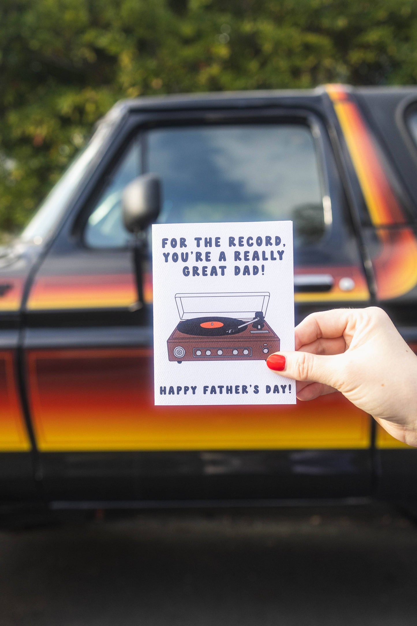 For The Record Father's Day Card