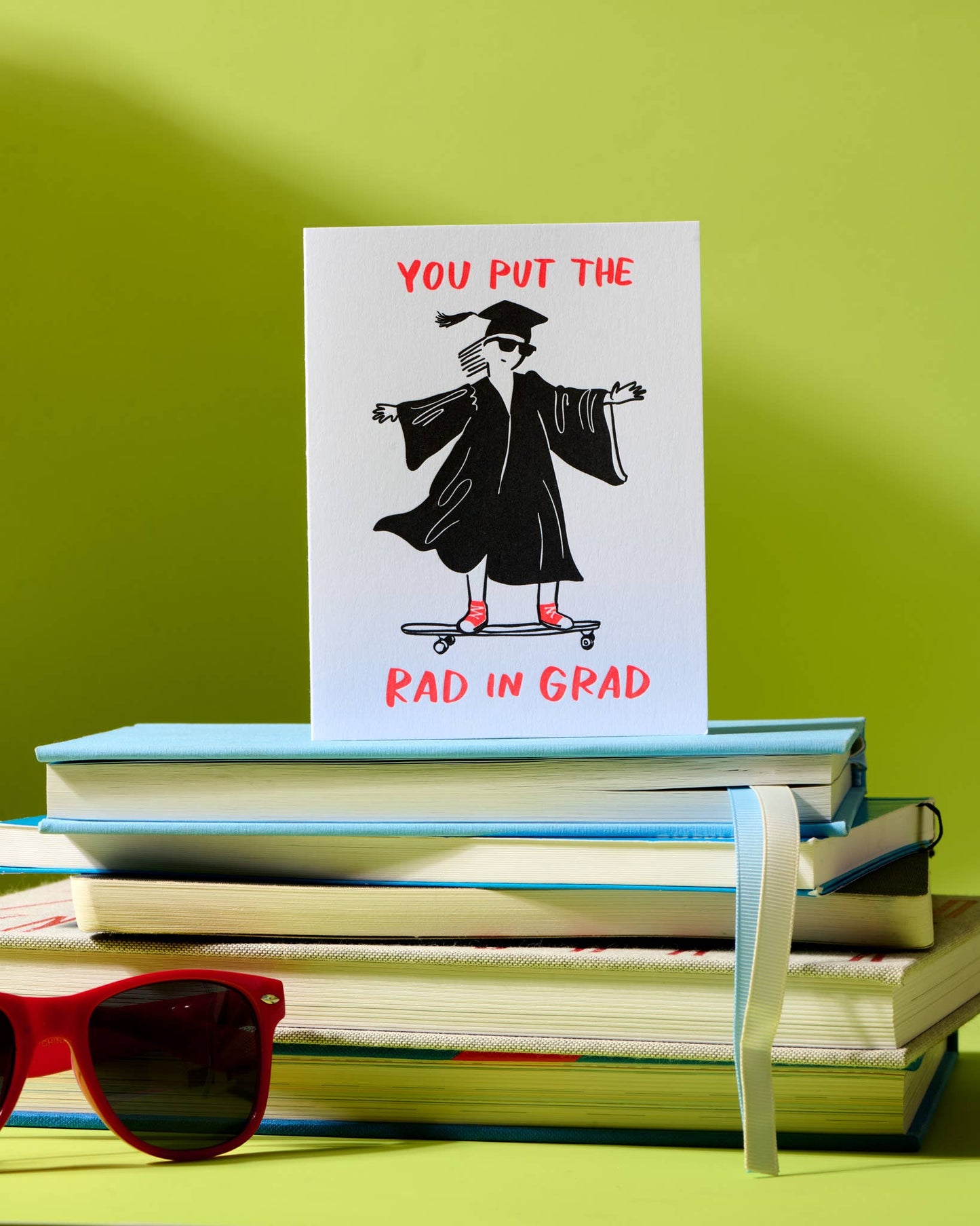 Letterpress Graduation Card—Rad in Grad
