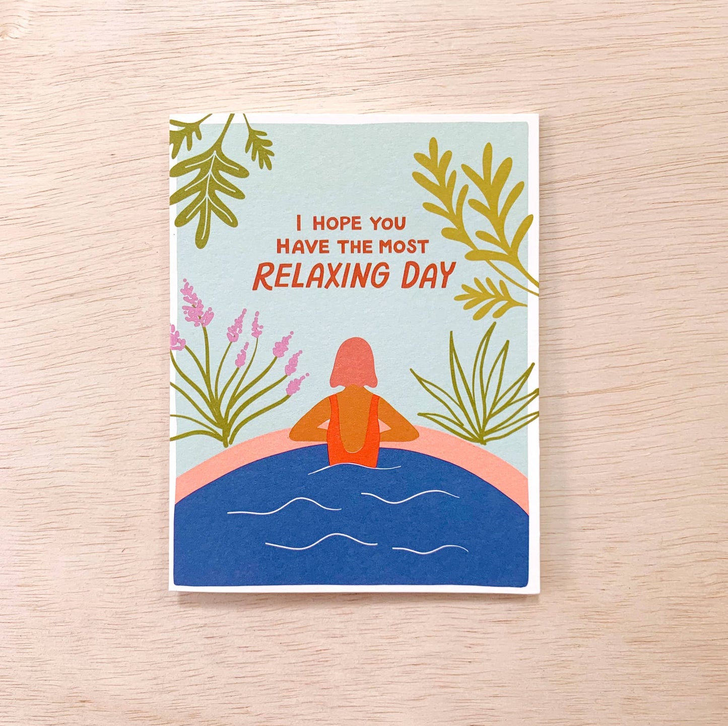 Odd Daughter Paper Co. - Relaxing Day - Birthday Card