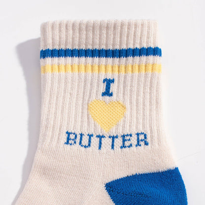 Larissa Loden - I Heart Butter Quarter Crew Socks