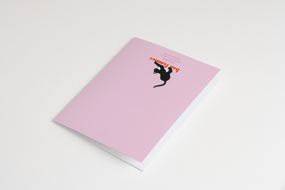 Childless Cat Lady Greeting Card- Bon Femmes