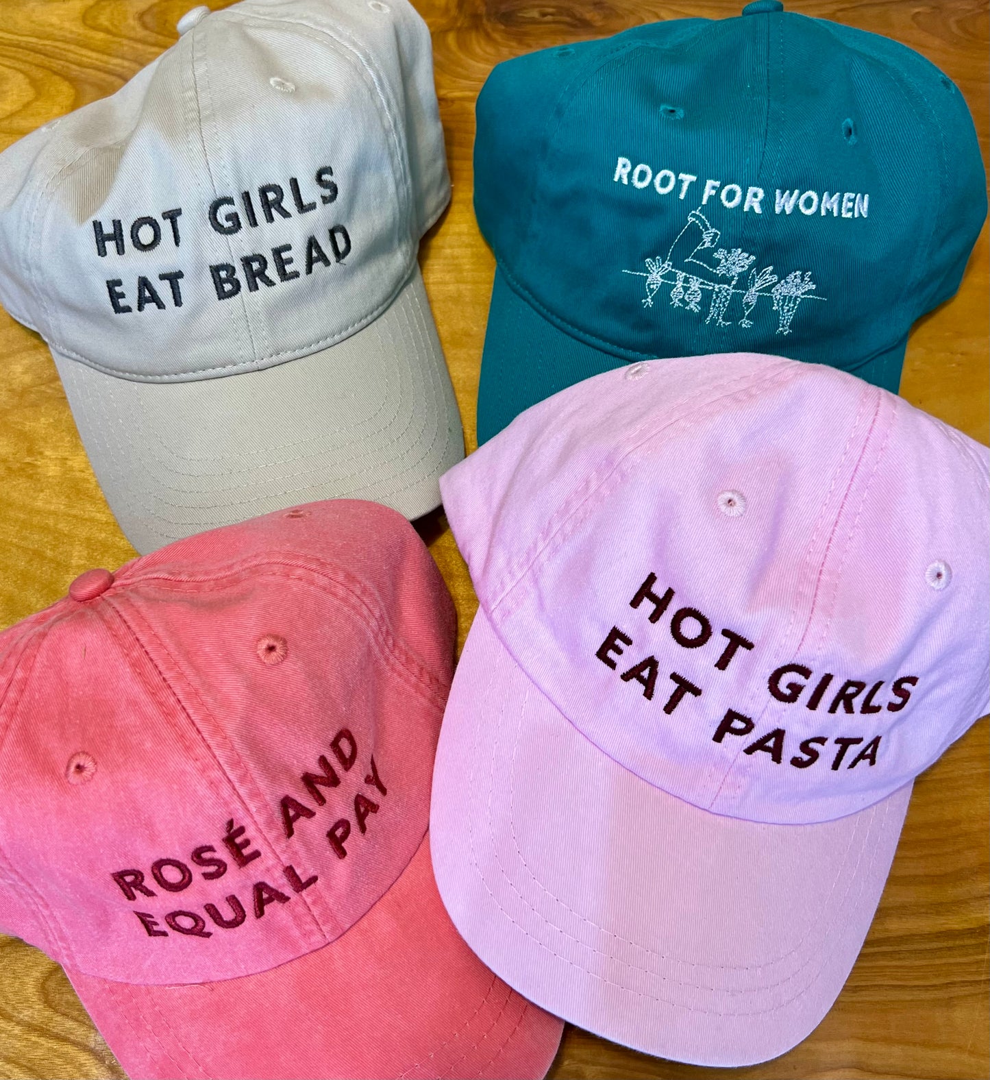 Hot Girls Eat Bread Baseball Hat