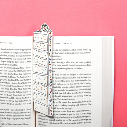 Humdrum Paper - Sprinkle Cake Slice Bookmark