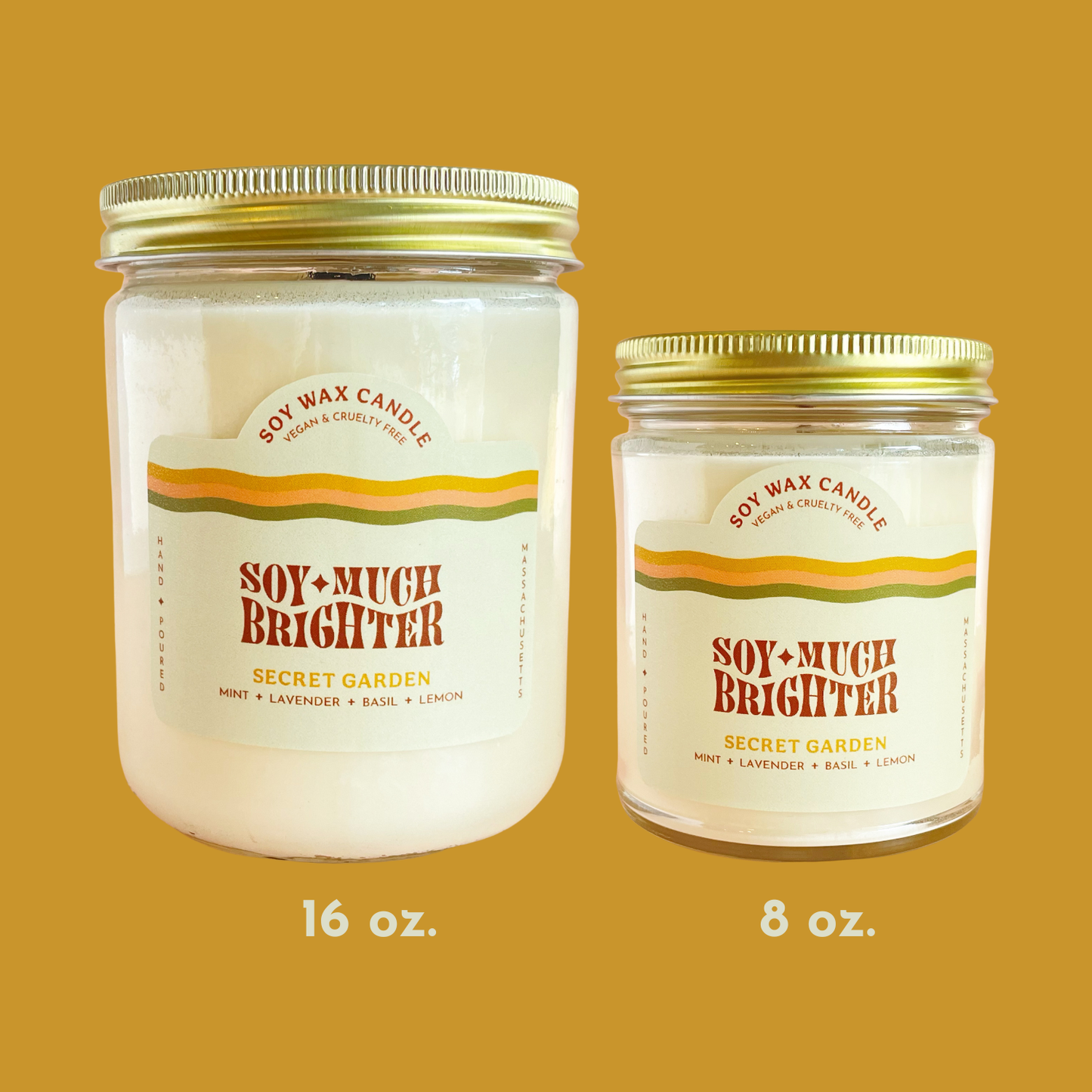 Secret Garden- Soy Wax Candle 8 oz.