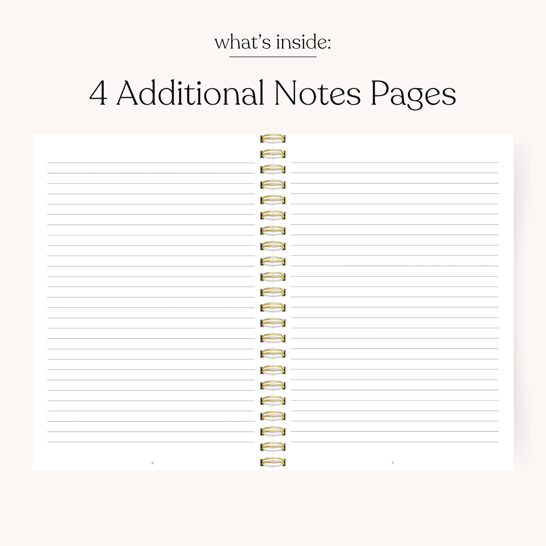 Forget Me Nots 2026 Yearly Planner: 7x9 Elyse Breanne Design