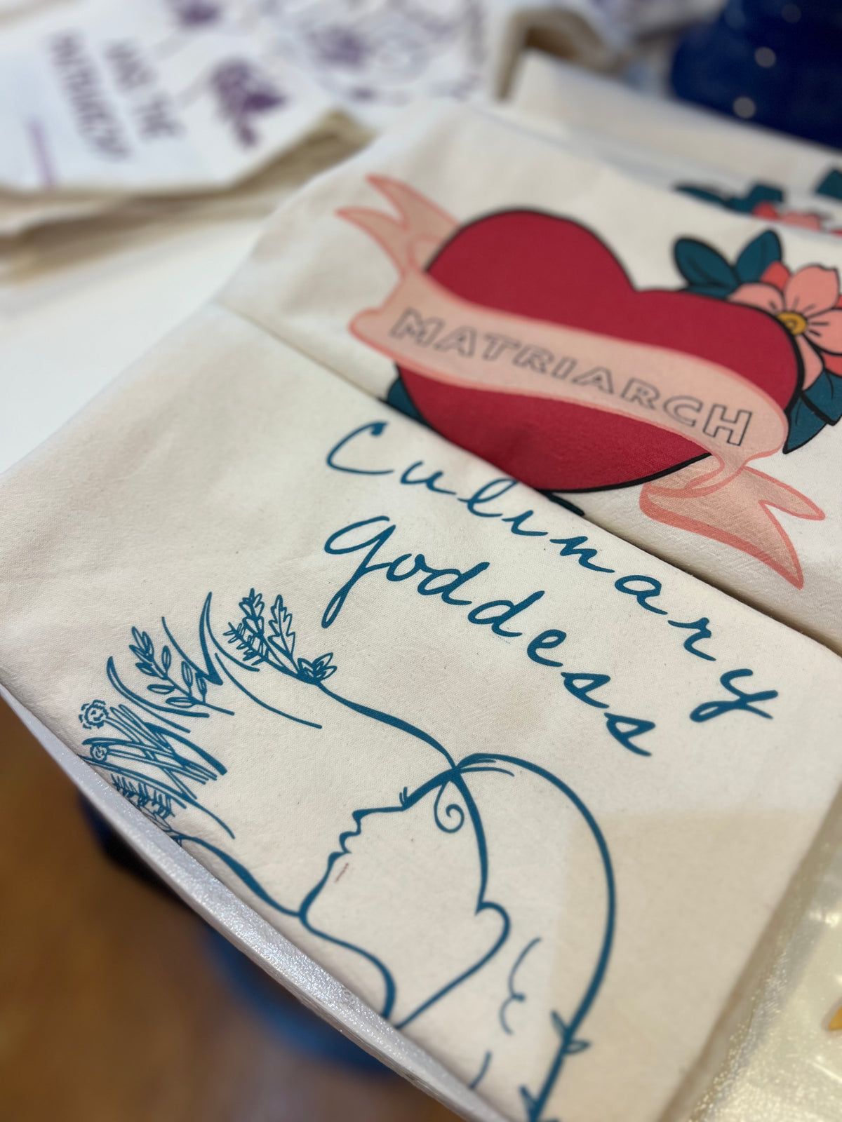 Culinary Goddess Tea Towel