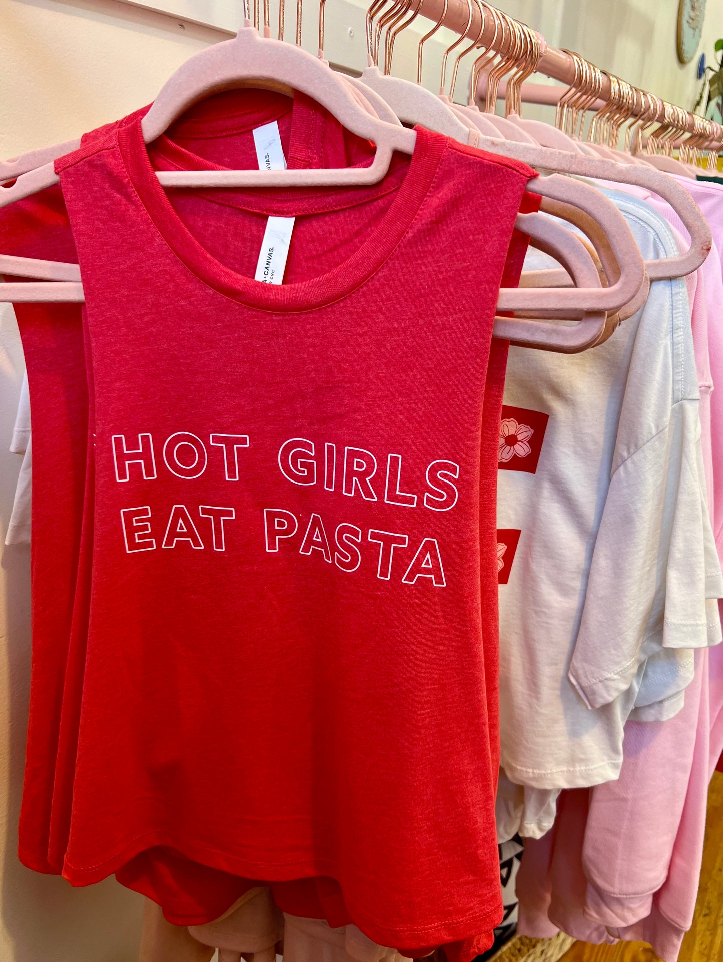Hot Girls Eat Pasta Tank Top