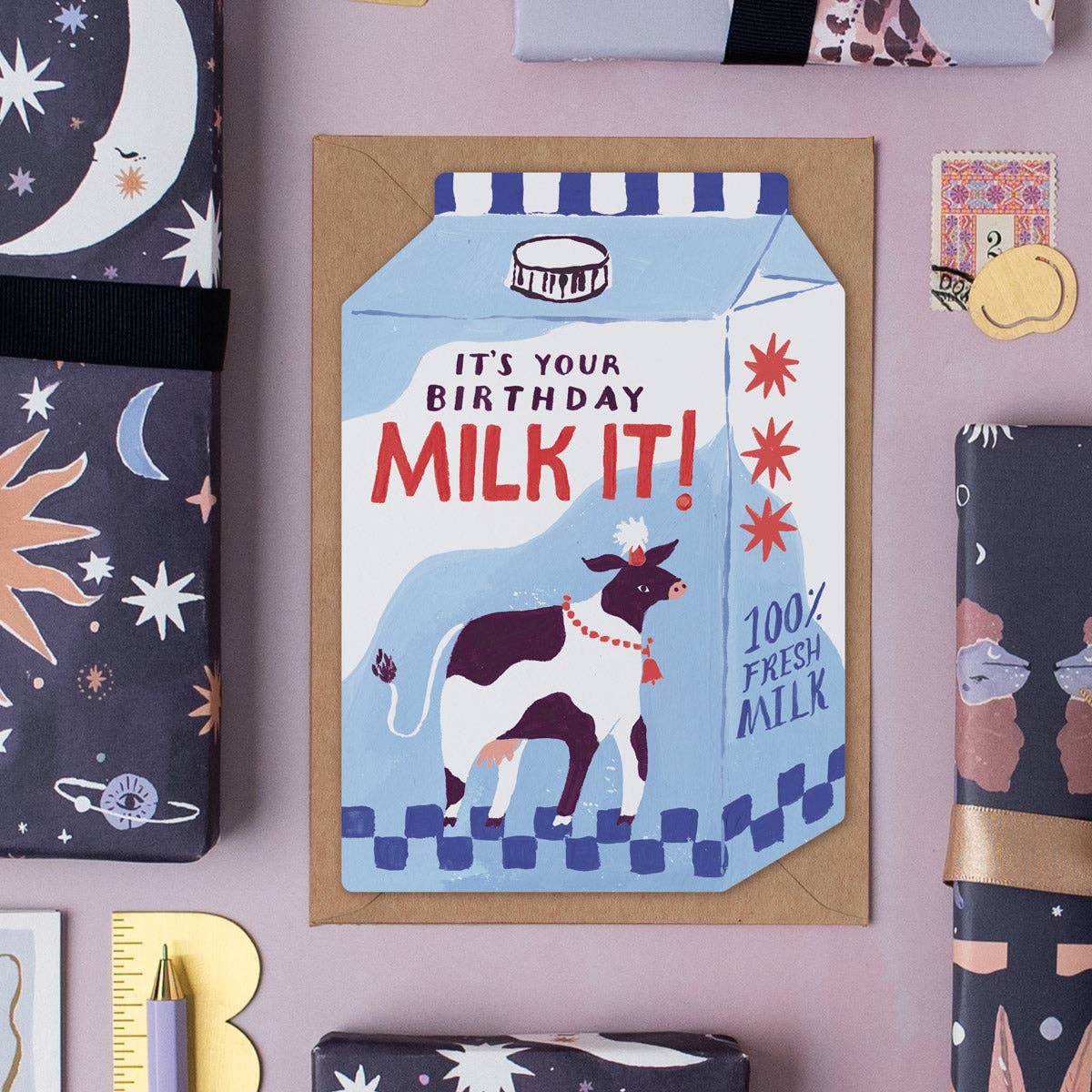 Milk It Birthday Card | Sister Paper Co.