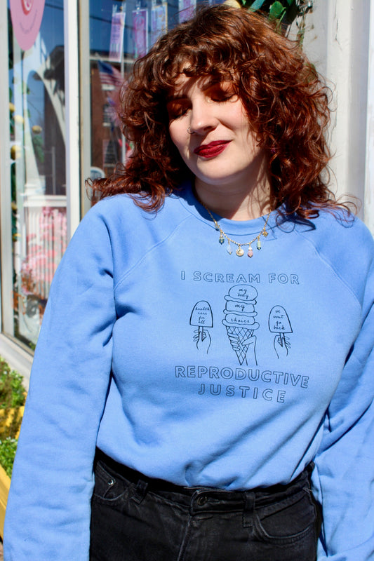 Ice Cream for Reproductive Justice Crewneck