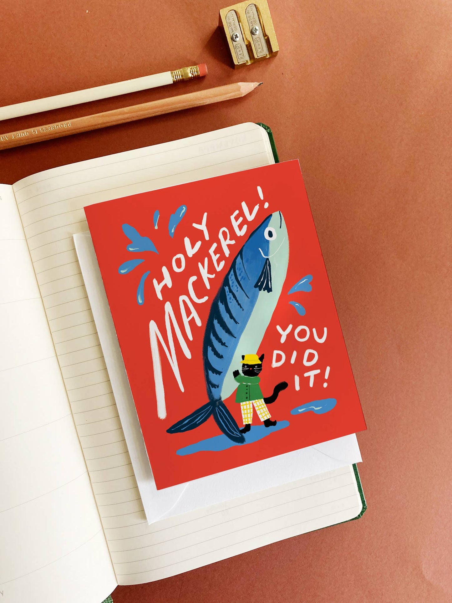 Holy Mackerel –  Congratulations Card