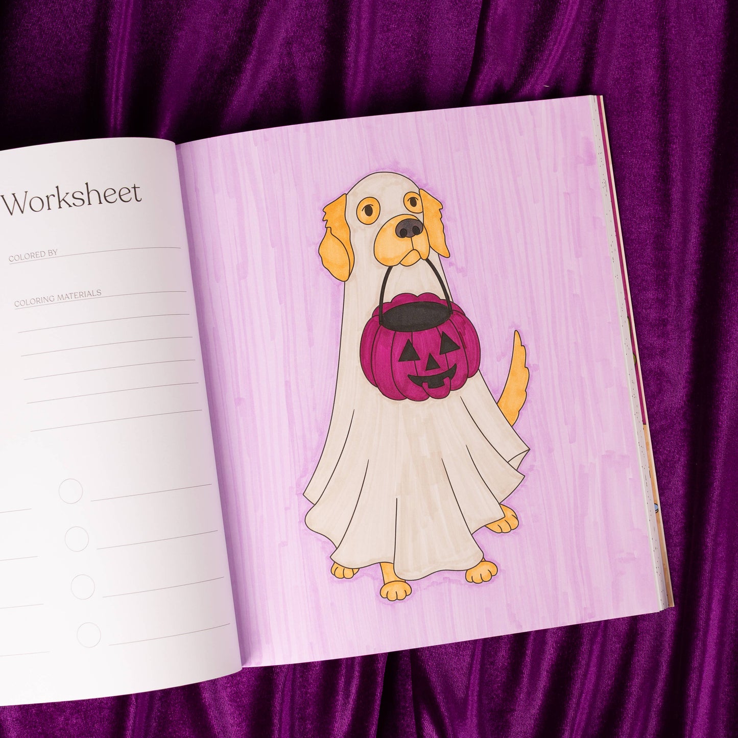 Sweet & Spooky Coloring Book- Elyse Breanne Design