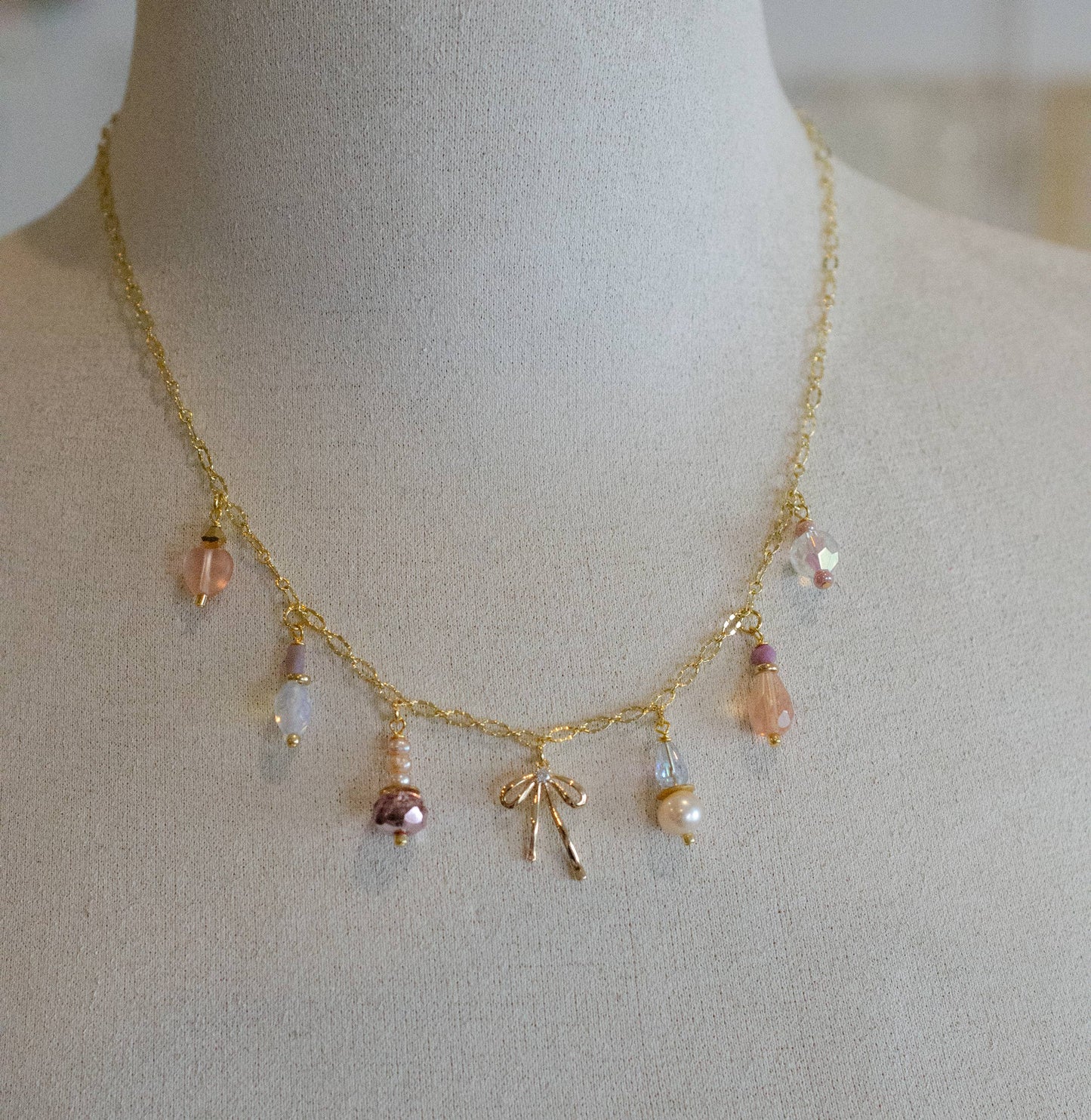 Jill Makes - Bow Charm Necklace