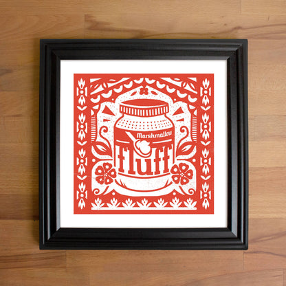 Marshmallow Fluff Color Print: Red- Indestructible Food