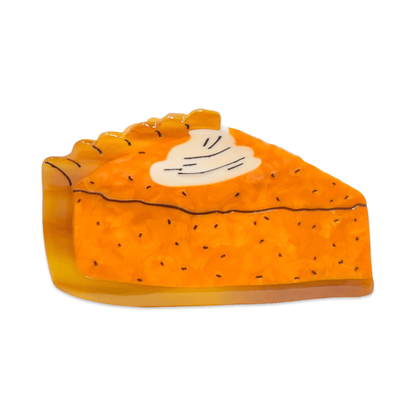 Large Pumpkin Pie Hair Claw Clip- Jenny Lemons