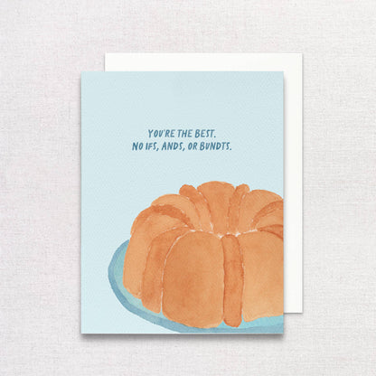 No Ifs, Ands, or Bundts Thank You Greeting Card