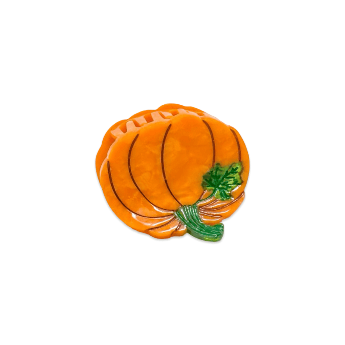 Mini Pumpkin Hair Claw Clip- Jenny Lemons