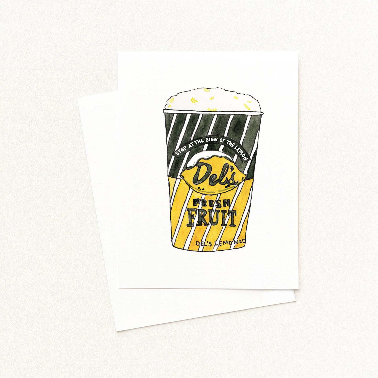 New England Foods Greeting Card: Del's lemonade