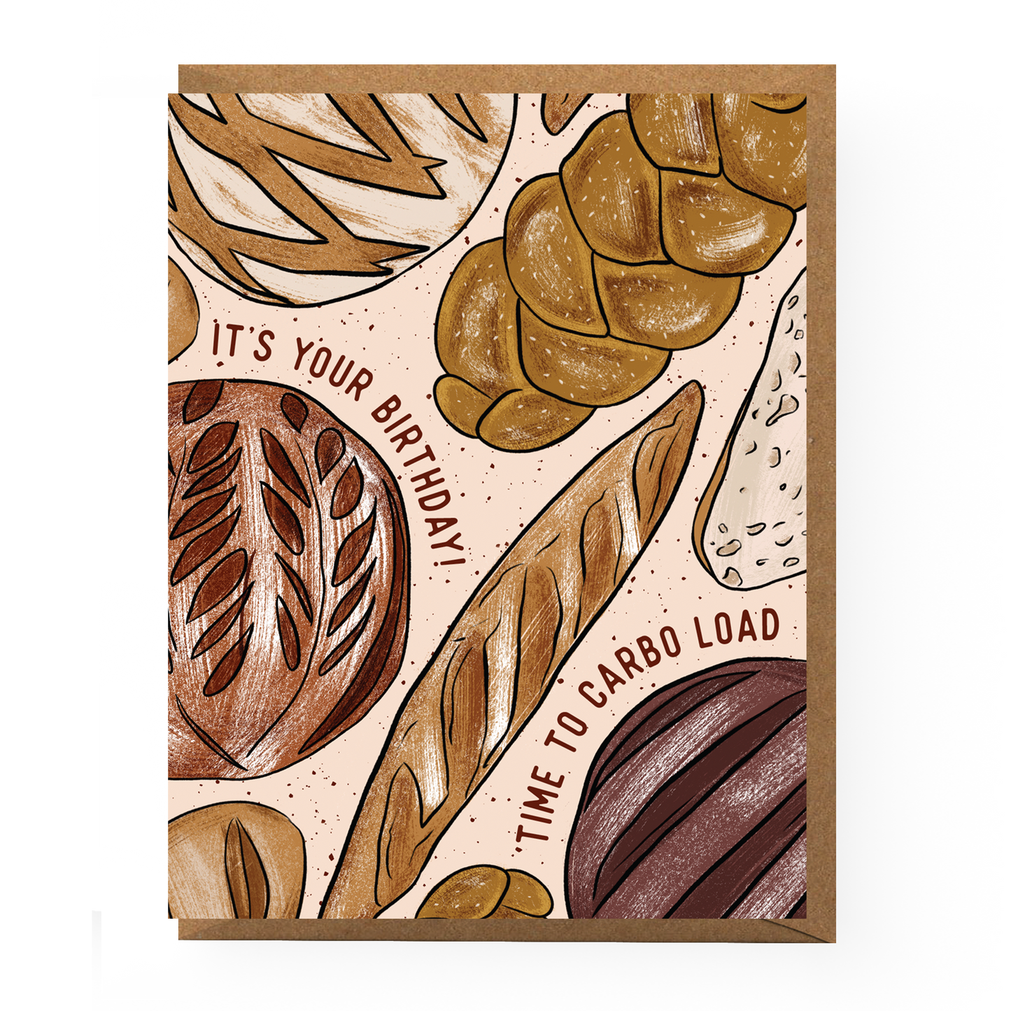Boss Dotty Paper Co - Sourdough Bread Birthday Card
