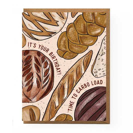 Boss Dotty Paper Co - Sourdough Bread Birthday Card