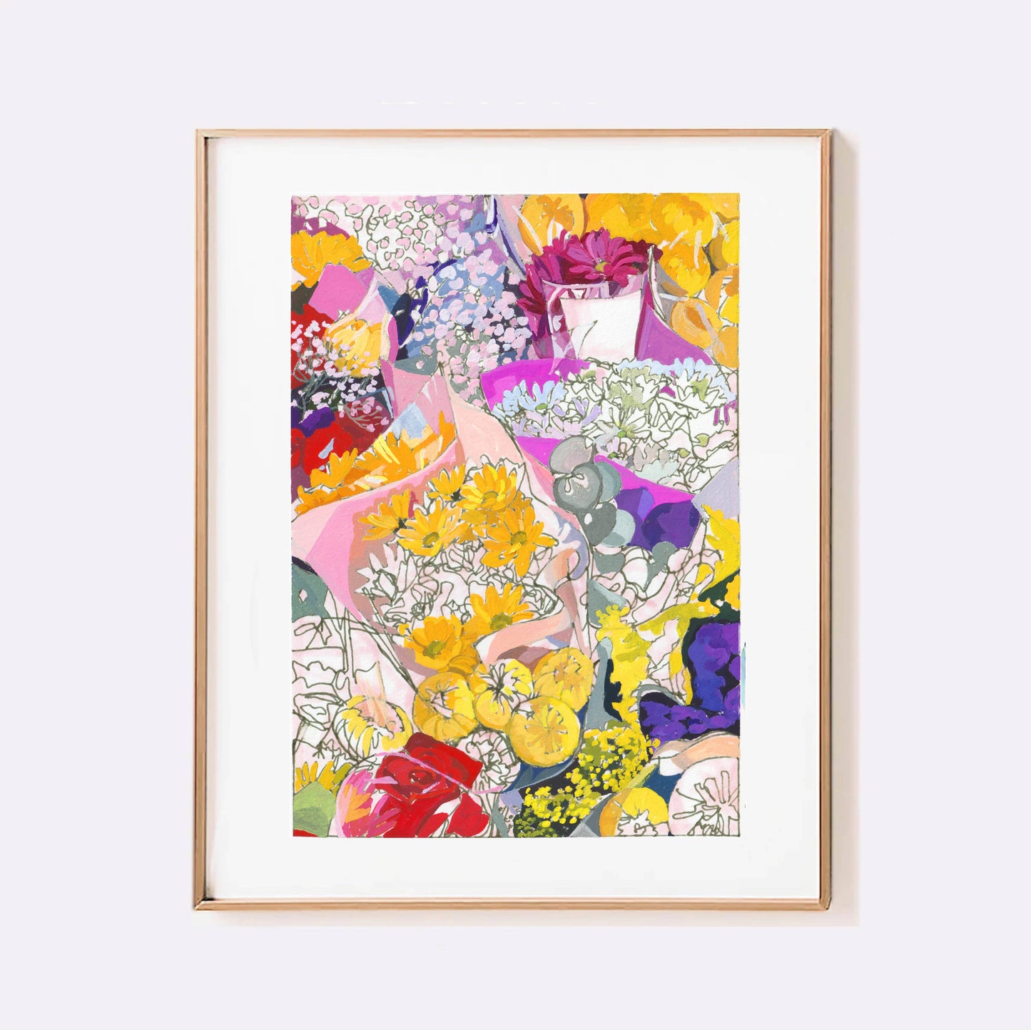 Spring Flowers giclee print: Anissa Riviere