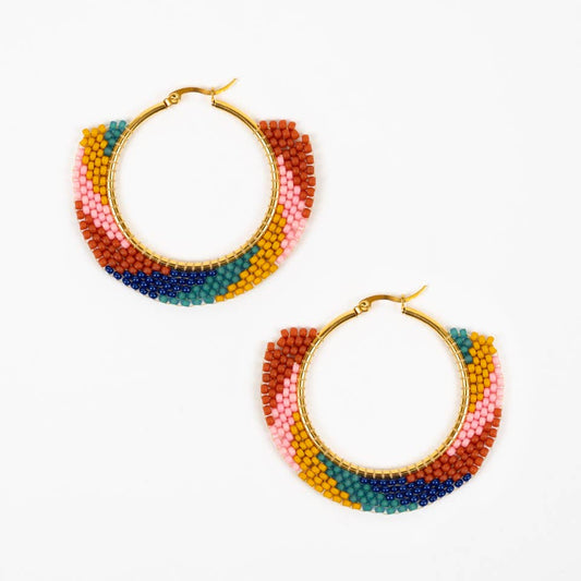 Swirl Hoop Earrings - Altiplano