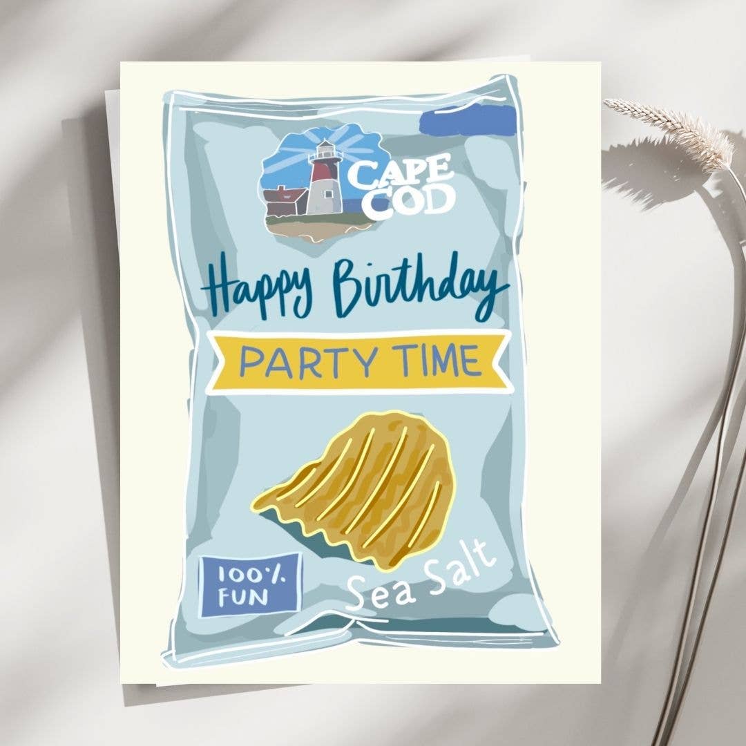 Cape Cod New England Birthday Card