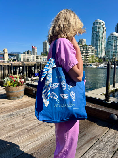 Shuck the Patriarchy Tote Bag