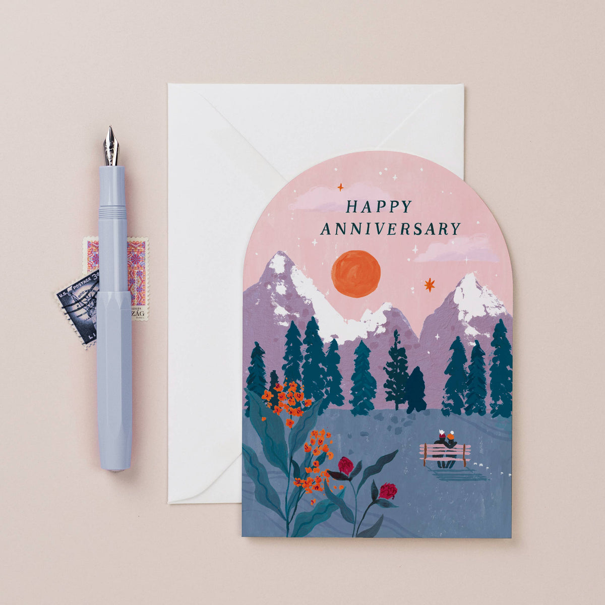 Anniversary Sunset Card | Sister Paper Co.