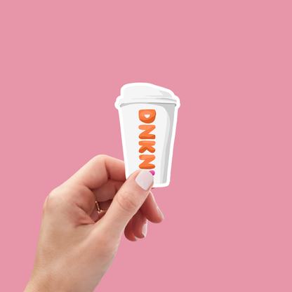 New England Hot Coffee Sticker- Copper & Print