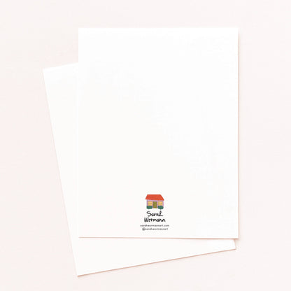 Eggnog - Holiday Greeting Card- Sarah Wormann Art