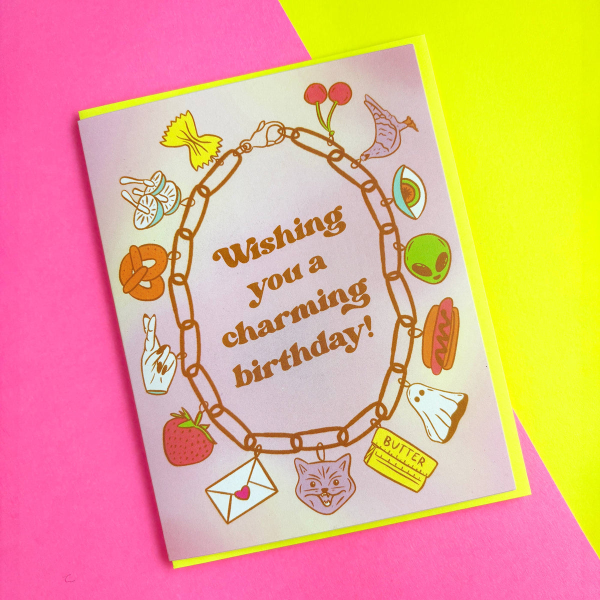 Charm Bracelet Birthday Card - Boss Dotty Paper Co.