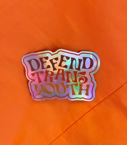Ash + Chess - Sticker - Defend Trans Youth