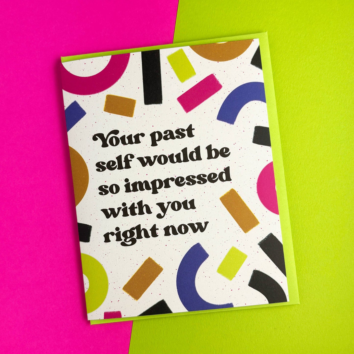 Your Past Self Congratulations Card