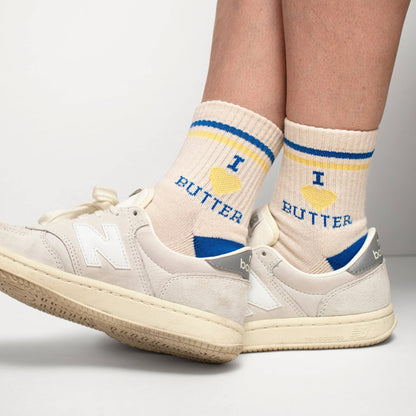 Larissa Loden - I Heart Butter Quarter Crew Socks