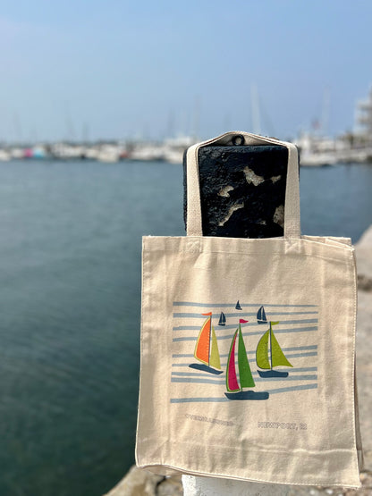 Fruity Sailboats Tote Bag
