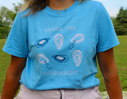 Shuck the Patriarchy Women's Heavyweight Tee
