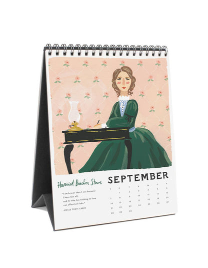 Idlewild Co. - Ladies of Literature 2025 Desk Calendar