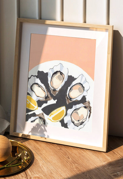 Oysters Art Print- Jen Wang Studios